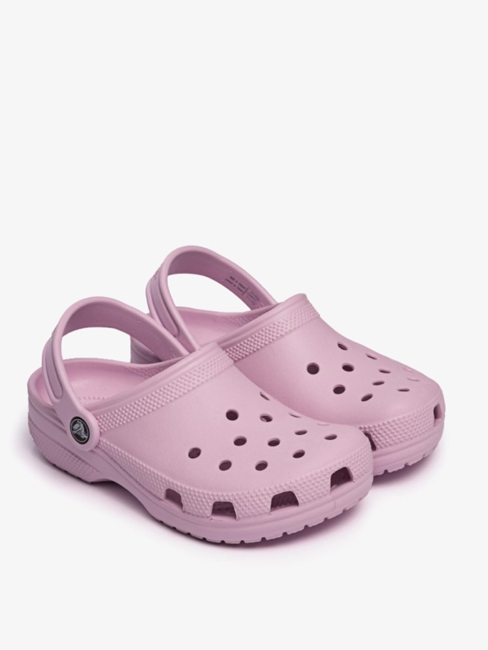 CROCS Toddler Pink Classic Clog Sandals with Heel Strap